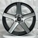 RIN 22X9.5 6-135 R1 SPORT 5198 MACHINE BLACK ET25 CB87.1